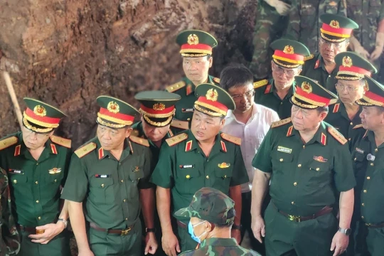 Quy tập thêm 19 hài cốt liệt sĩ tại Công viên Lê Thị Riêng