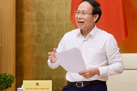 Phó Thủ tướng Lê Tiến Châu chủ trì họp về các đề án của Đại học Quốc gia Hà Nội