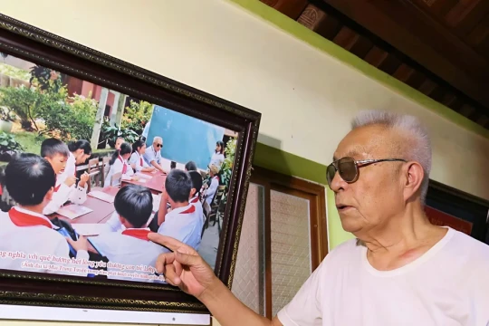 Bục giảng đặc biệt của người thương binh xứ Nghệ
