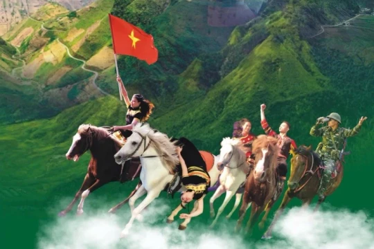 Xiếc Việt trình diễn ‘Vó ngựa biên cương’