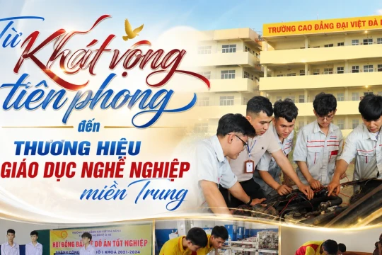 Từ khát vọng tiên phong đến thương hiệu giáo dục nghề nghiệp miền Trung