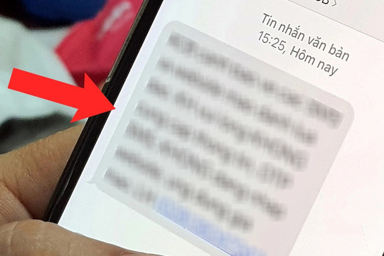 Công an thông báo tới tất cả những ai nhận được tin nhắn có nội dung sau