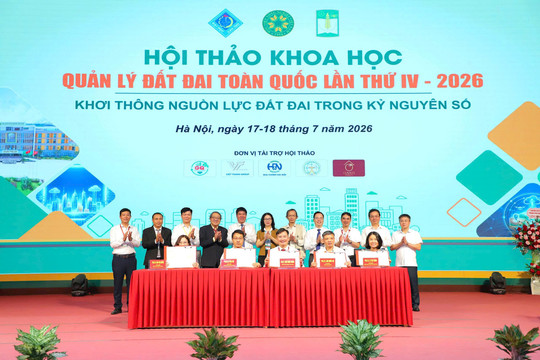 Hội thảo khoa học Quản lý đất đai toàn quốc lần thứ 4: Đổi mới quản trị để khơi thông nguồn lực đất đai trong kỷ nguyên số