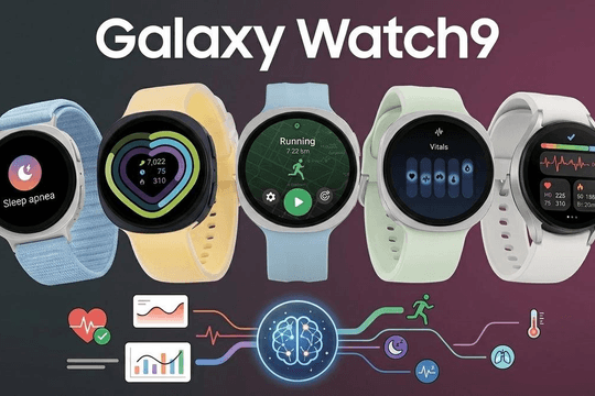 Samsung Galaxy Watch 9 dùng AI theo dõi sức khỏe chuyên sâu như bác sĩ riêng