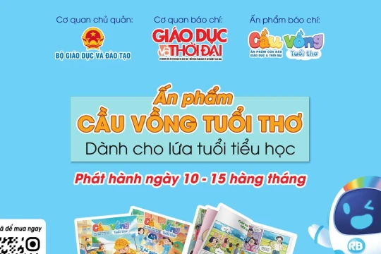 Cầu Vồng Tuổi thơ điều chỉnh giá bìa nâng cấp nội dung ấn phẩm năm học 2026-2027