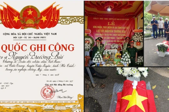 Nước mắt trùng phùng ngày anh về đất mẹ!