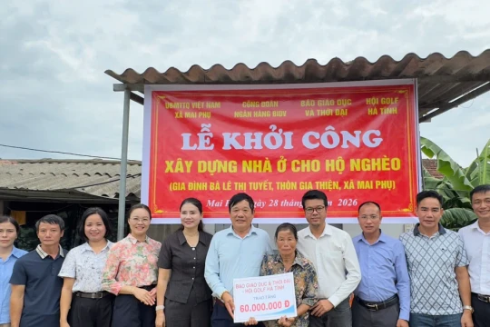 Chung tay 'dựng mái ấm' cho người phụ nữ nghèo ở Hà Tĩnh