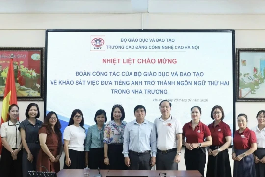 Đẩy mạnh đưa tiếng Anh thành ngôn ngữ thứ hai trong đào tạo nghề