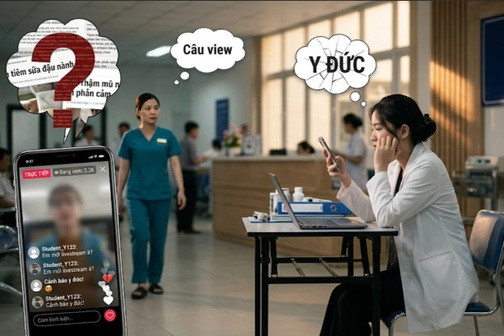 Từ “tiêm sữa đậu nành” đến livestream phản cảm: Khi y đức bị đặt dấu hỏi