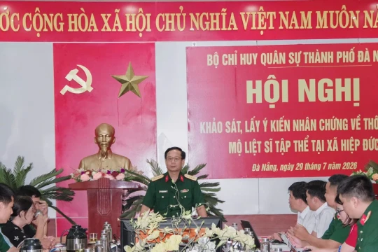 Đà Nẵng xác minh thông tin về 17 hài cốt nghi là liệt sĩ ở xã Hiệp Đức