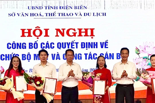 Điện Biên kiện toàn bộ máy Sở Văn hóa, Thể thao và Du lịch
