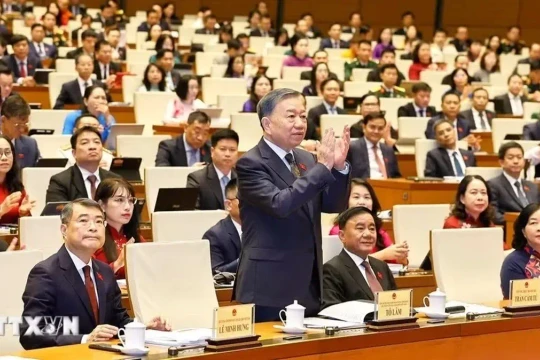 Lãnh đạo Đảng, Nhà nước dự Kỳ họp không thường lệ thứ Nhất, Quốc hội khóa XVI