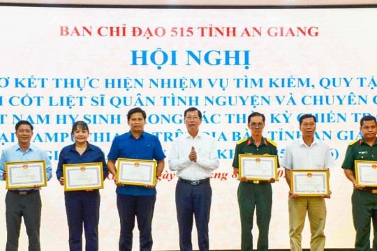 An Giang quy tập 170 hài cốt liệt sĩ trong mùa khô 2025 - 2026