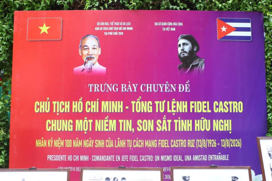 100 bức ảnh tư liệu tái hiện nghĩa tình son sắt Việt Nam – Cuba