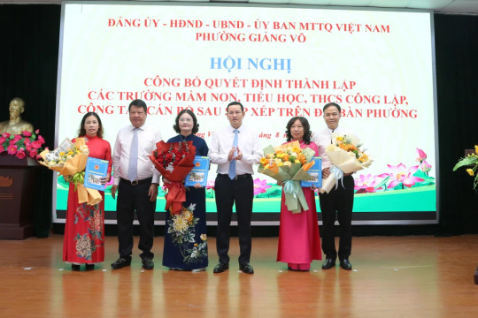 Giảm đầu mối quản lý, không giảm điểm học sau sắp xếp trường