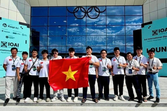 Việt Nam giành 7 huy chương tại Olympic Trí tuệ nhân tạo quốc tế 2026