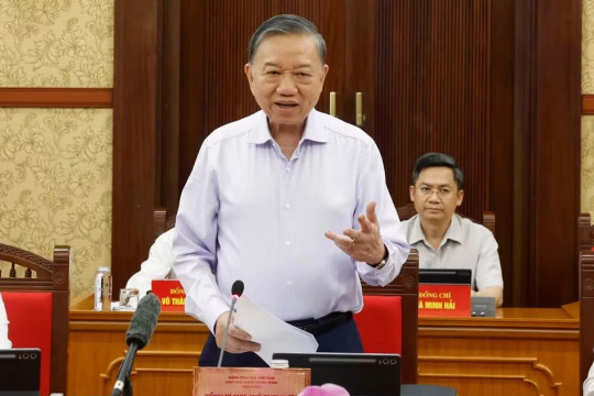 Thông báo Kết luận của Tổng Bí thư, Chủ tịch nước Tô Lâm tại Phiên họp Ban Chỉ đạo Trung ương thực hiện Nghị quyết 57