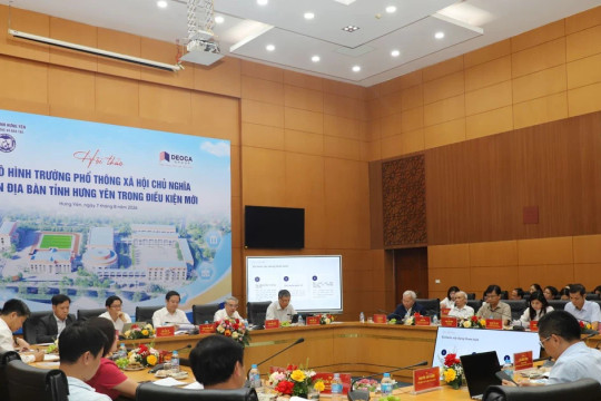 Hưng Yên thảo luận xây dựng mô hình trường phổ thông mới