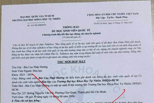 Sinh viên bỗng dưng nhận "học bổng 350 triệu đồng", cảnh báo gấp