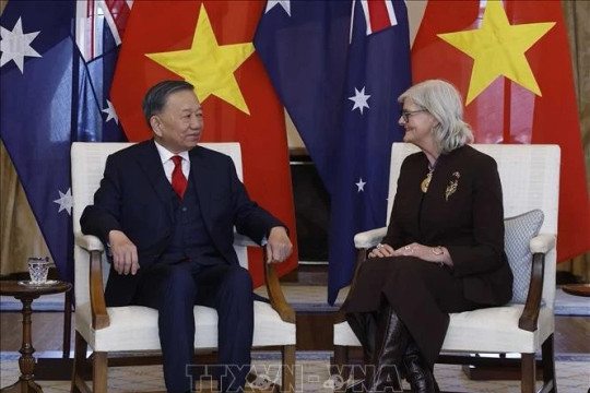 Tổng Bí thư, Chủ tịch nước Tô Lâm hội kiến Toàn quyền Australia