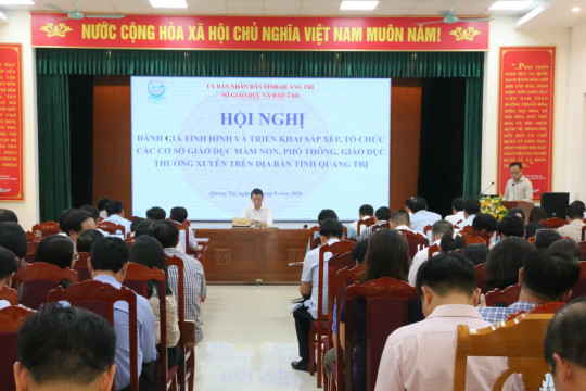 Quảng Trị tổ chức lại mạng lưới cơ sở giáo dục theo hướng tinh gọn, hiệu quả