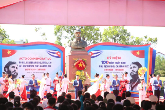 Quảng Trị kỷ niệm 100 năm ngày sinh Chủ tịch Cuba Fidel Castro