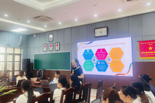 Đưa AI trở thành “trợ lý” của người thầy, Trường THCS Giảng Võ sẵn sàng cho năm học mới