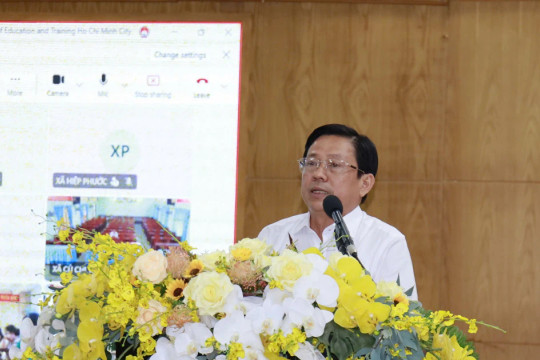 Lãnh đạo Sở GD&ĐT TPHCM thông tin việc giữ chuẩn quốc gia khi sắp xếp trường học