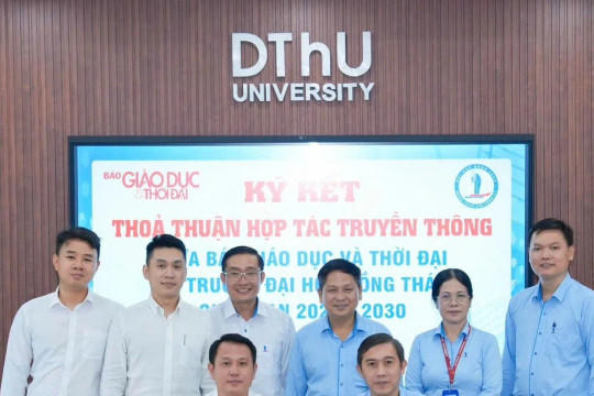 Báo GD&TĐ và Trường Đại học Đồng Tháp hợp tác toàn diện