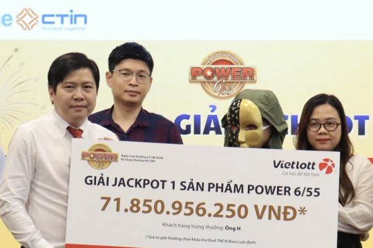 Người đàn ông hơn 1.100 lần trúng Vietlott tiếp tục ẵm giải gần 72 tỷ đồng