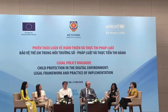 Tăng 'lá chắn' pháp lý cho trẻ em trên không gian mạng
