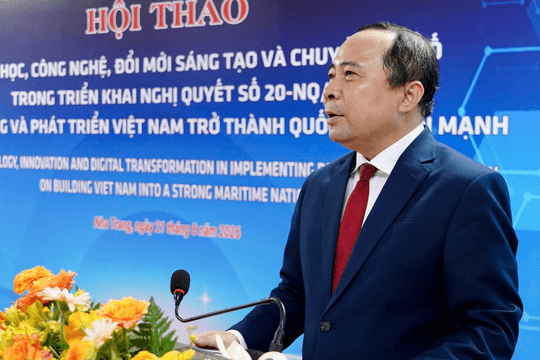 Làm chủ tri thức, dữ liệu và công nghệ biển để Việt Nam trở thành quốc gia biển mạnh