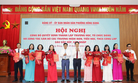 Hải Phòng công bố 780 trường học sau sáp nhập