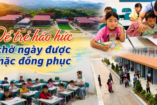 Để trẻ háo hức chờ ngày được mặc đồng phục