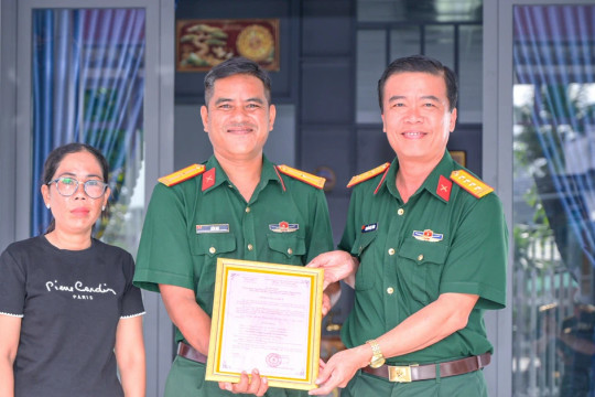 An Giang bàn giao hai căn ‘Nhà Đồng đội’ dịp Quốc khánh 2/9