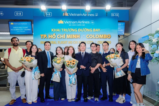Vietnam Airlines khai thác thêm đường bay thẳng mới TP Hồ Chí Minh - Colombo