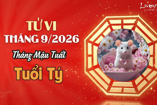 Tử vi tháng 9/2026 tuổi Tý âm lịch: Biến kinh nghiệm thành hành động