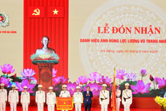 Công an Đà Nẵng đón nhận danh hiệu Anh hùng Lực lượng vũ trang nhân dân