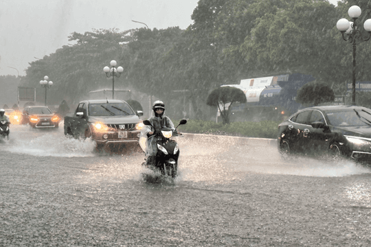 Miền Bắc sắp xuất hiện đợt mưa to đến rất to nhiều ngày liên tiếp
