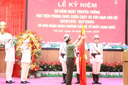 Học viện Phòng cháy chữa cháy và Cứu nạn cứu hộ kỷ niệm 50 năm Ngày truyền thống