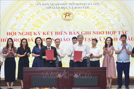 Kết nối các nguồn lực hỗ trợ phát triển giáo dục xã đảo Minh Châu