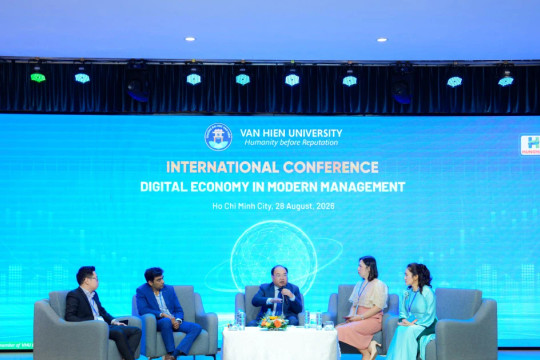 Trường Đại học Văn Hiến quy tụ nhiều học giả quốc tế thảo luận về kinh tế số