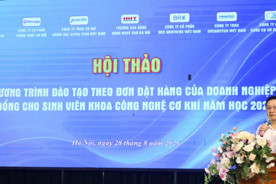 Hơn 6 tỷ đồng học bổng, đặt hàng đào tạo và đồng hành cùng sinh viên cơ khí HHT
