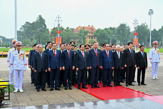 Lãnh đạo Đảng, Nhà nước vào Lăng viếng Chủ tịch Hồ Chí Minh