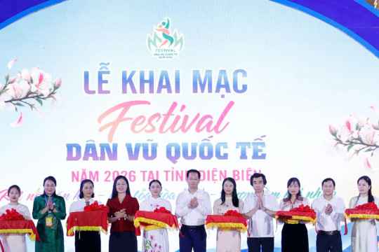 Điện Biên khai mạc Festival Dân vũ Quốc tế năm 2026