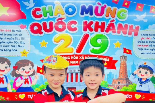 Trường học rộn ràng không khí chào đón 81 năm Quốc khánh
