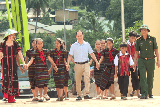 Trường Phổ thông nội trú Quảng Trị rộn ràng đón học sinh trước ngày khai giảng