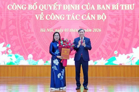 Ban Bí thư Trung ương Đảng điều động, bổ nhiệm nhân sự