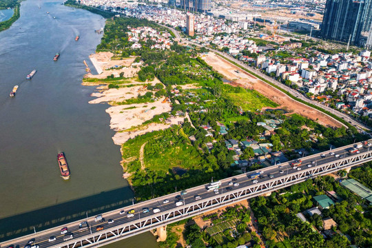 Hà Nội bồi thường đất gấp 2 lần quy định khi làm Đại lộ sông Hồng