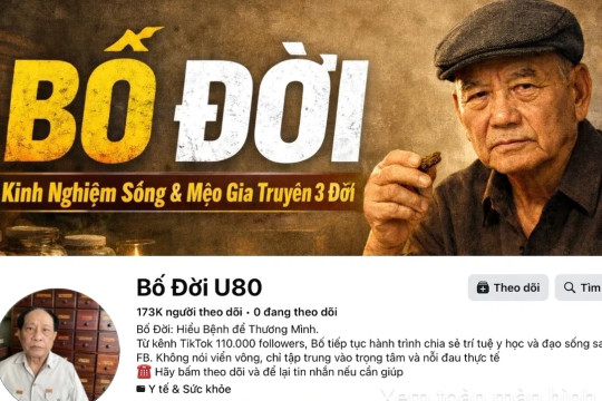 Chủ tài khoản 'Bố Đời U80' bị điều tra